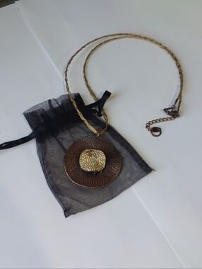 Posh Show Necklace Copper Color